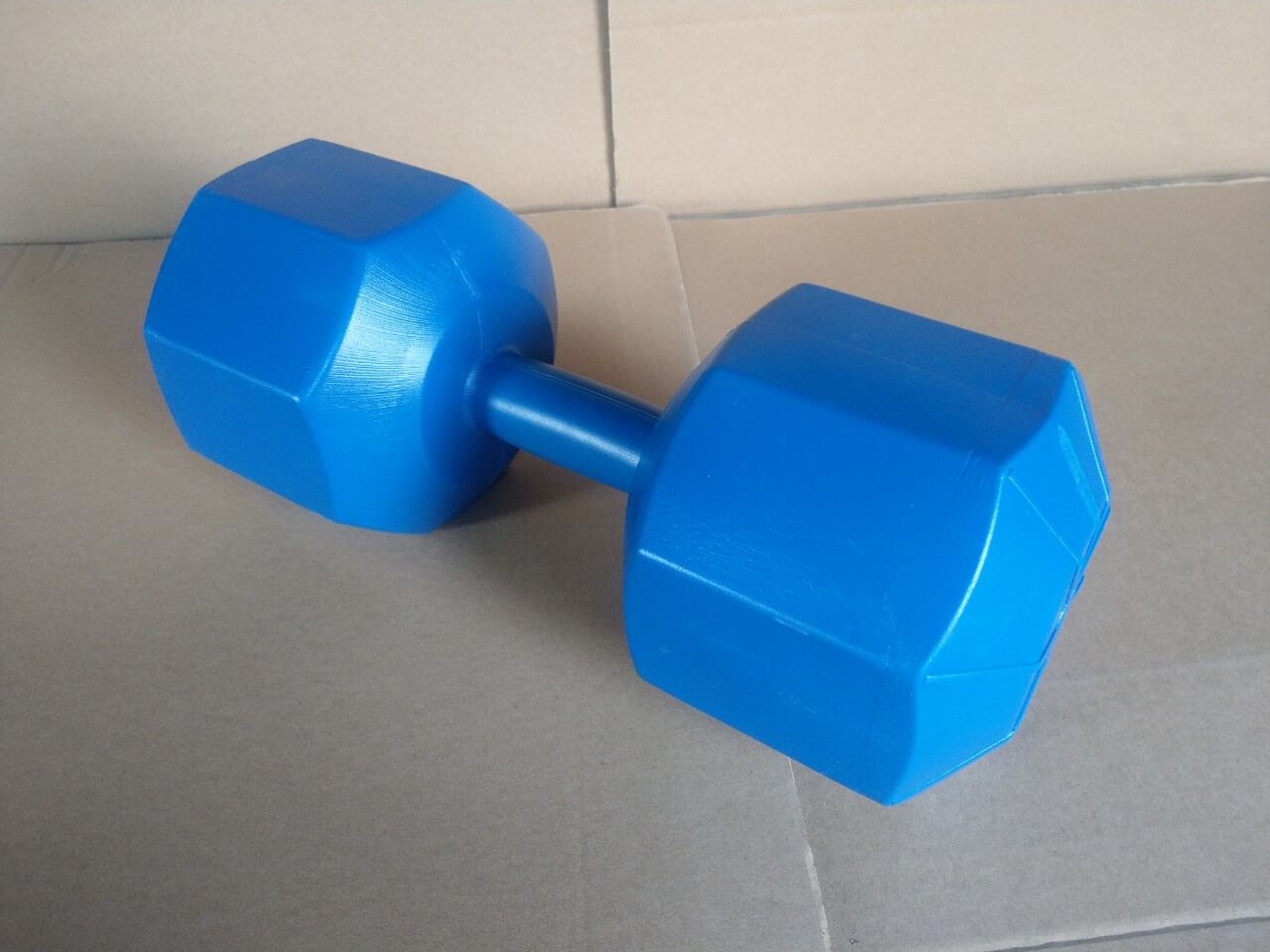 TẠ NHỰA 5KG HÌNH BÁT GIÁC ( NHỒI SẴN)