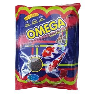 Thức ăn cá omega 500g. phụ kiện hồ cá thức ăn cho cá omega 500gr