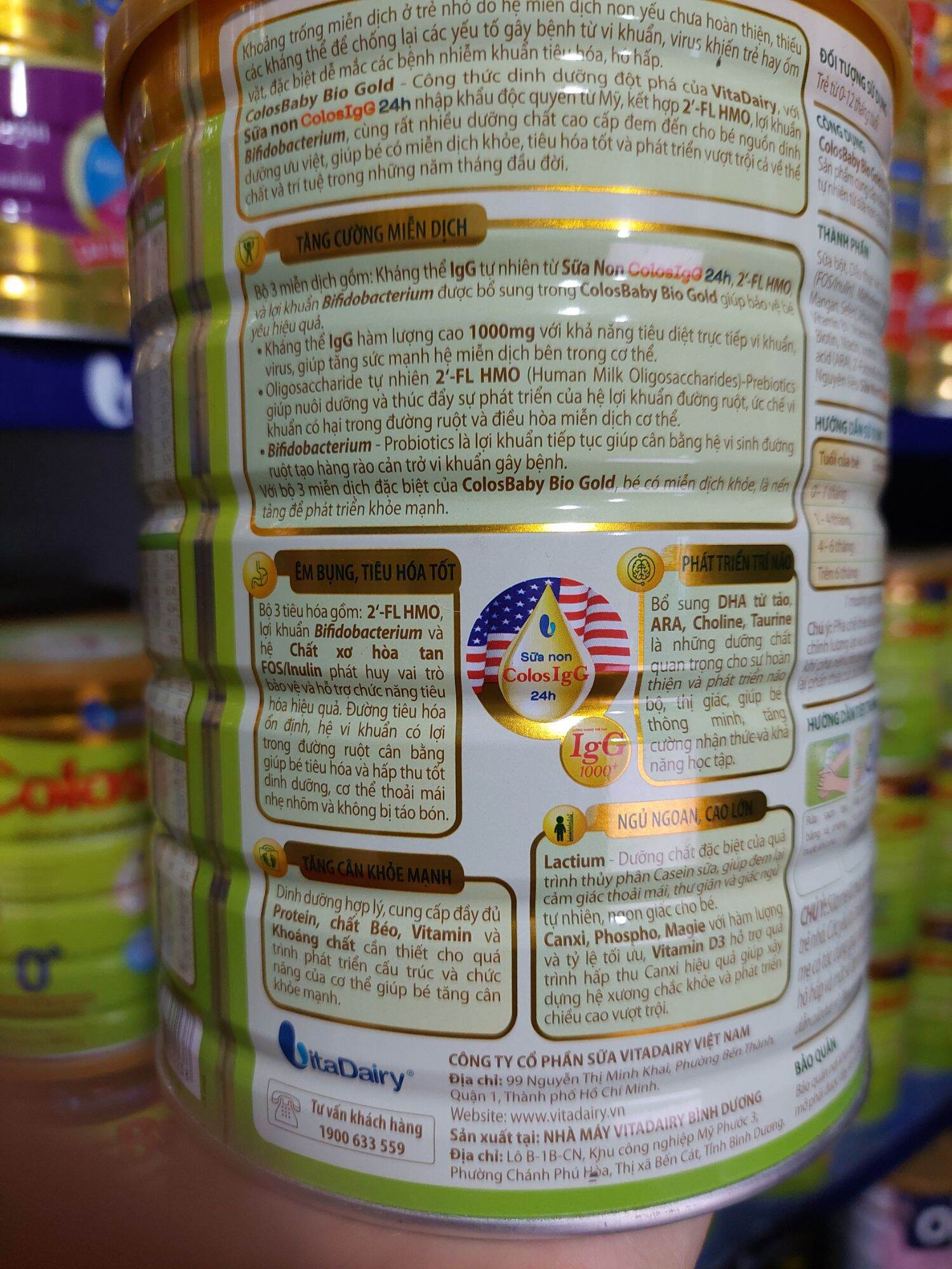 Sữa Bột ColosBaby Bio 0+on 800gr