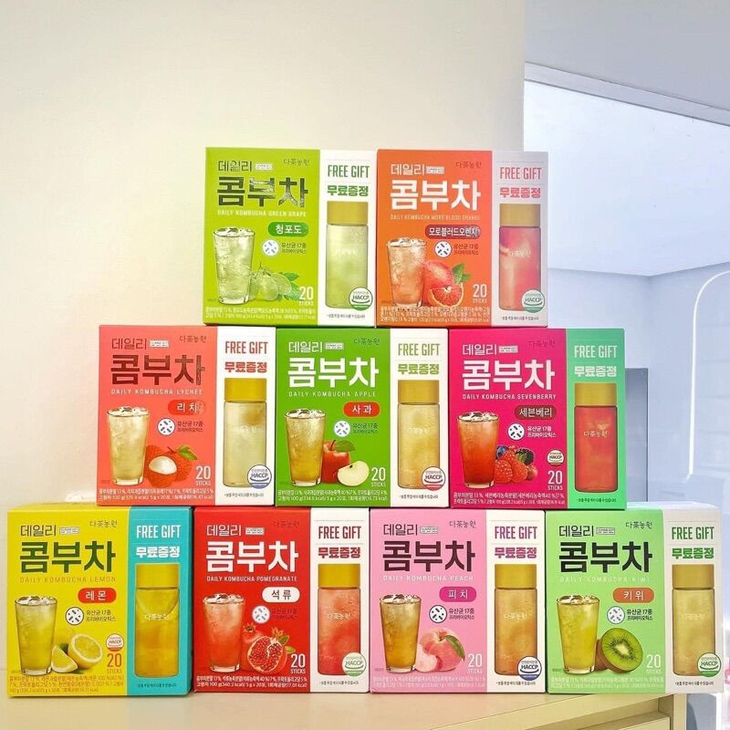 [ Nhập Khẩu- Tặng Bình] Trà Kombucha Danongwon nhập khẩu Hàn Quốc
