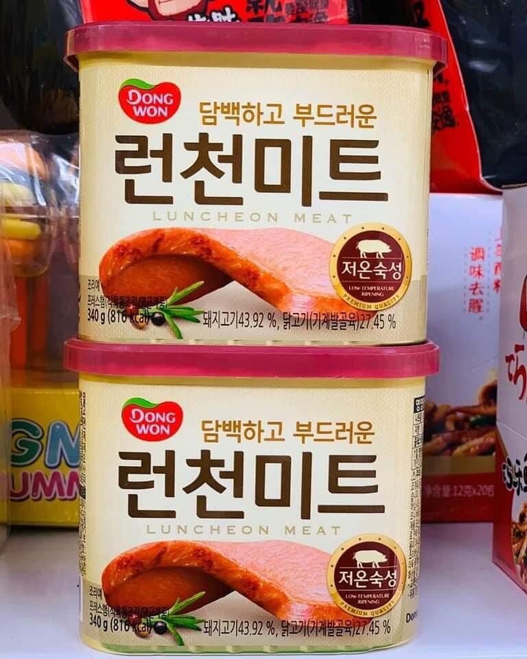 Thịt hộp hàn quốc cao cấp DongWon
