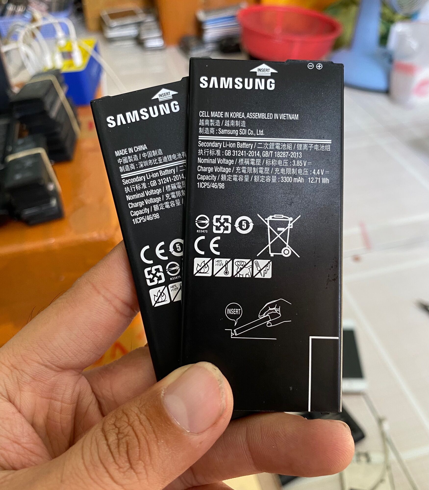 Pin samsung j7 prime / j4 plus / j6 plus / j4 core zin hàng cao cấp.