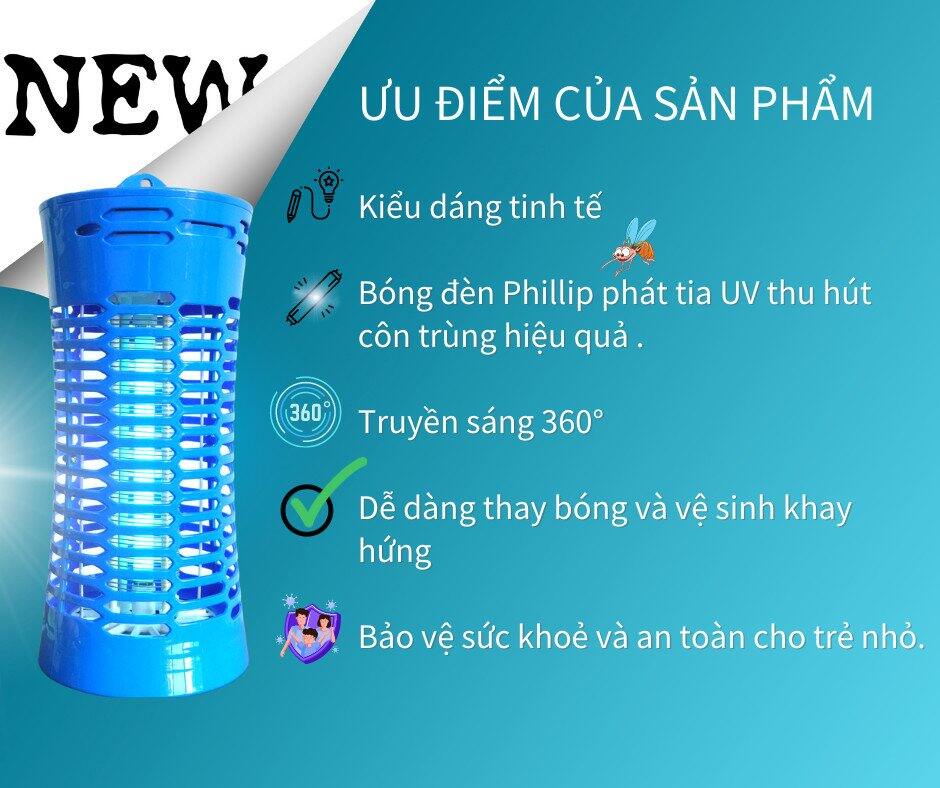 Đèn diệt côn trùng Đại Sinh DS - D6N