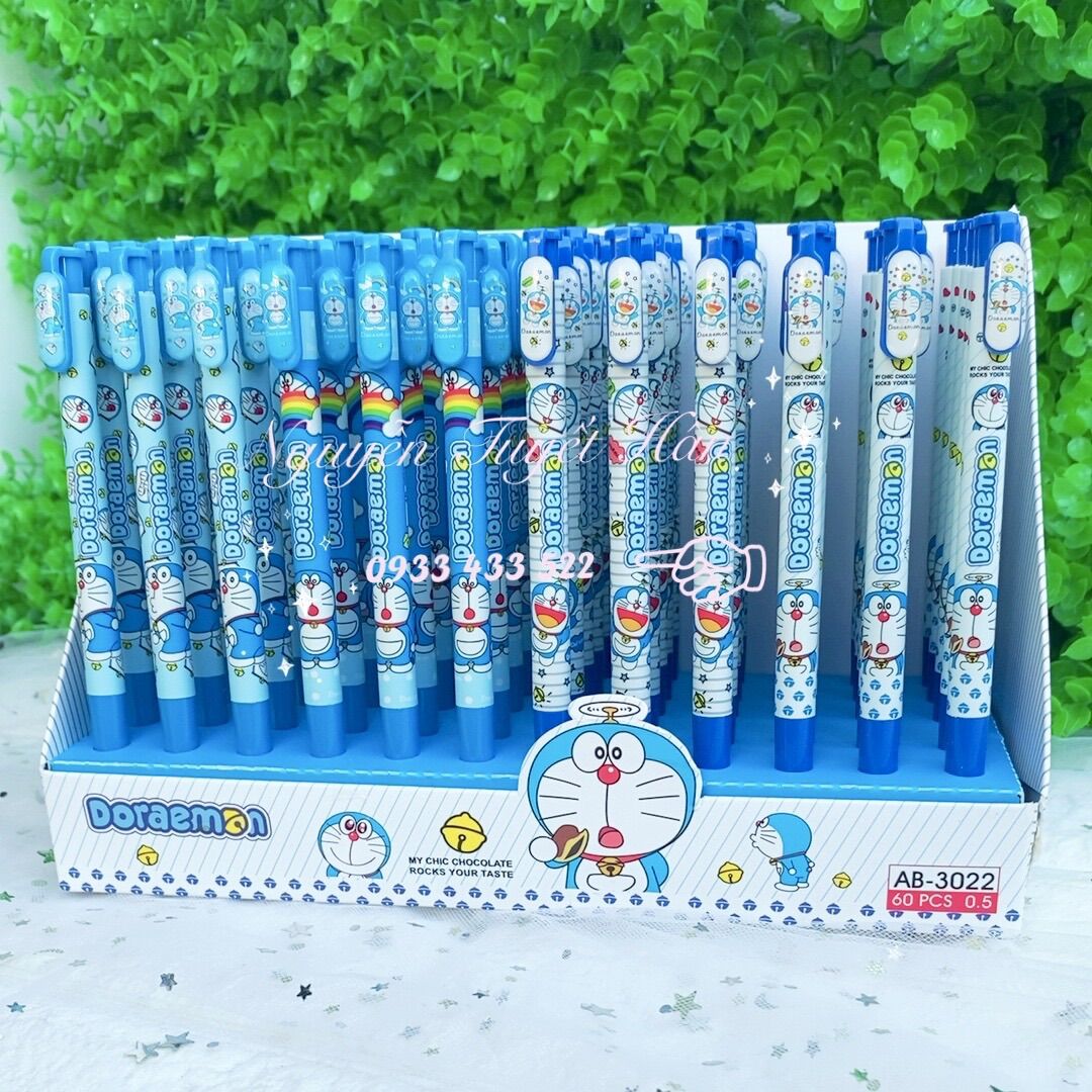 Bút viết bi mực xanh Doremon Doraemon
