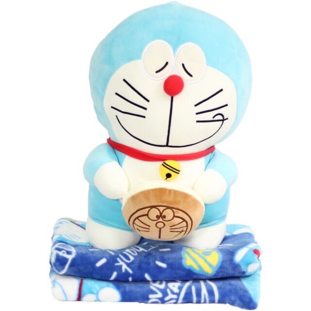 GẤU BÔNG KÈM MỀN DORAEMON