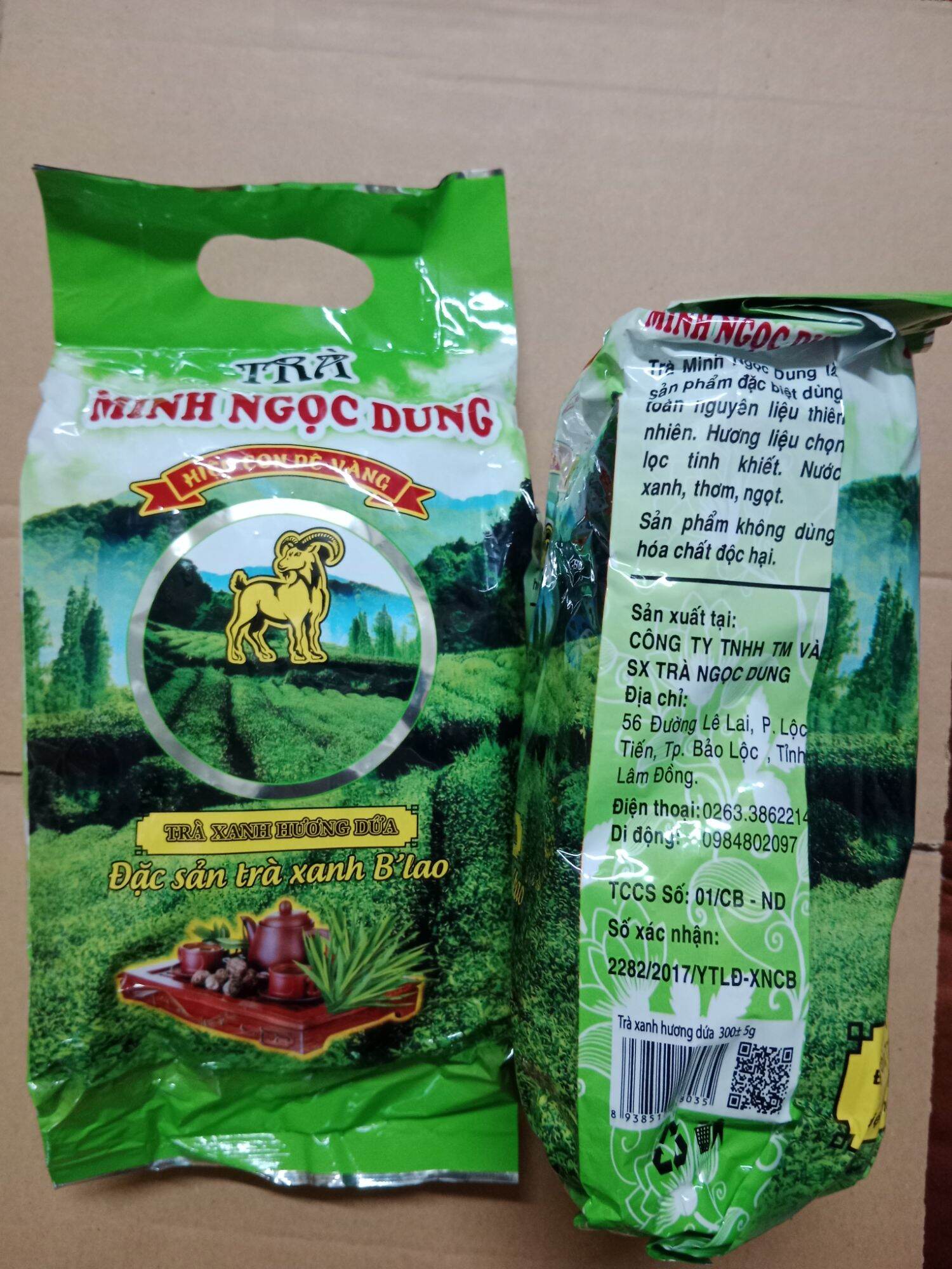Trà Dứa Minh Ngọc Dung (HIỆU CON DÊ) 300g