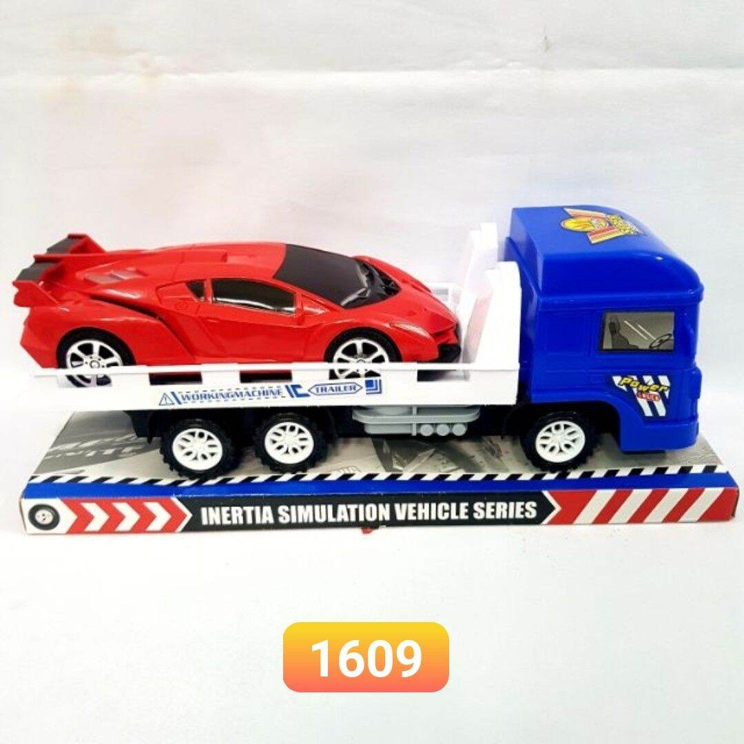 Đồ chơi ô tô tải chở ô tô con cho bé