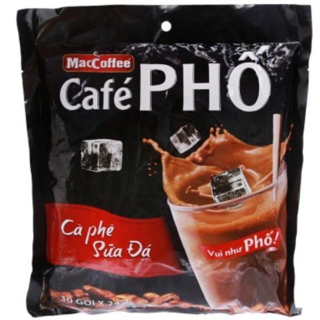 Cà phê Phố sữa đá bịch (30 gói x 24g)