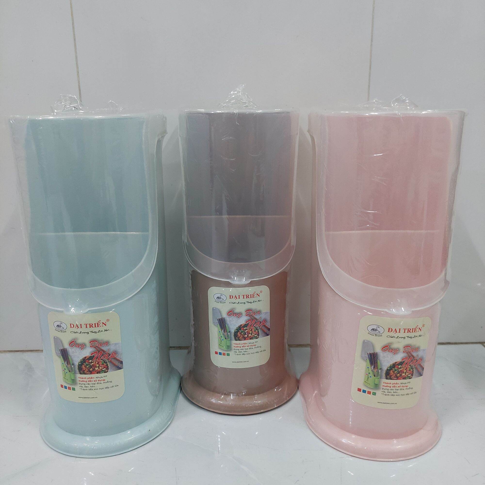 Ống đựng đũa có nắp nhựa Đại Triển