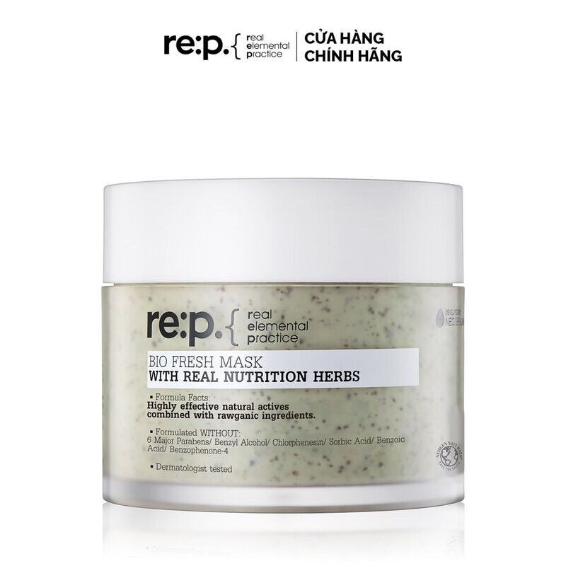Mặt Nạ REP Đất Sét RE:P / REP Bio Fresh Mask With Real Calming Herbs 130g