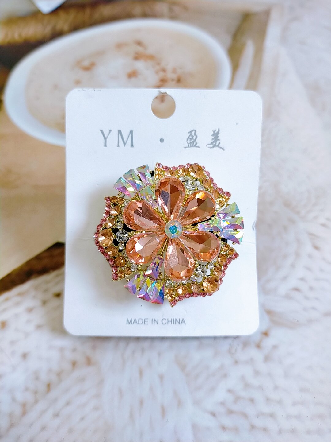 Cột tóc nhung đính đá cao cấp sáng lấp lánh