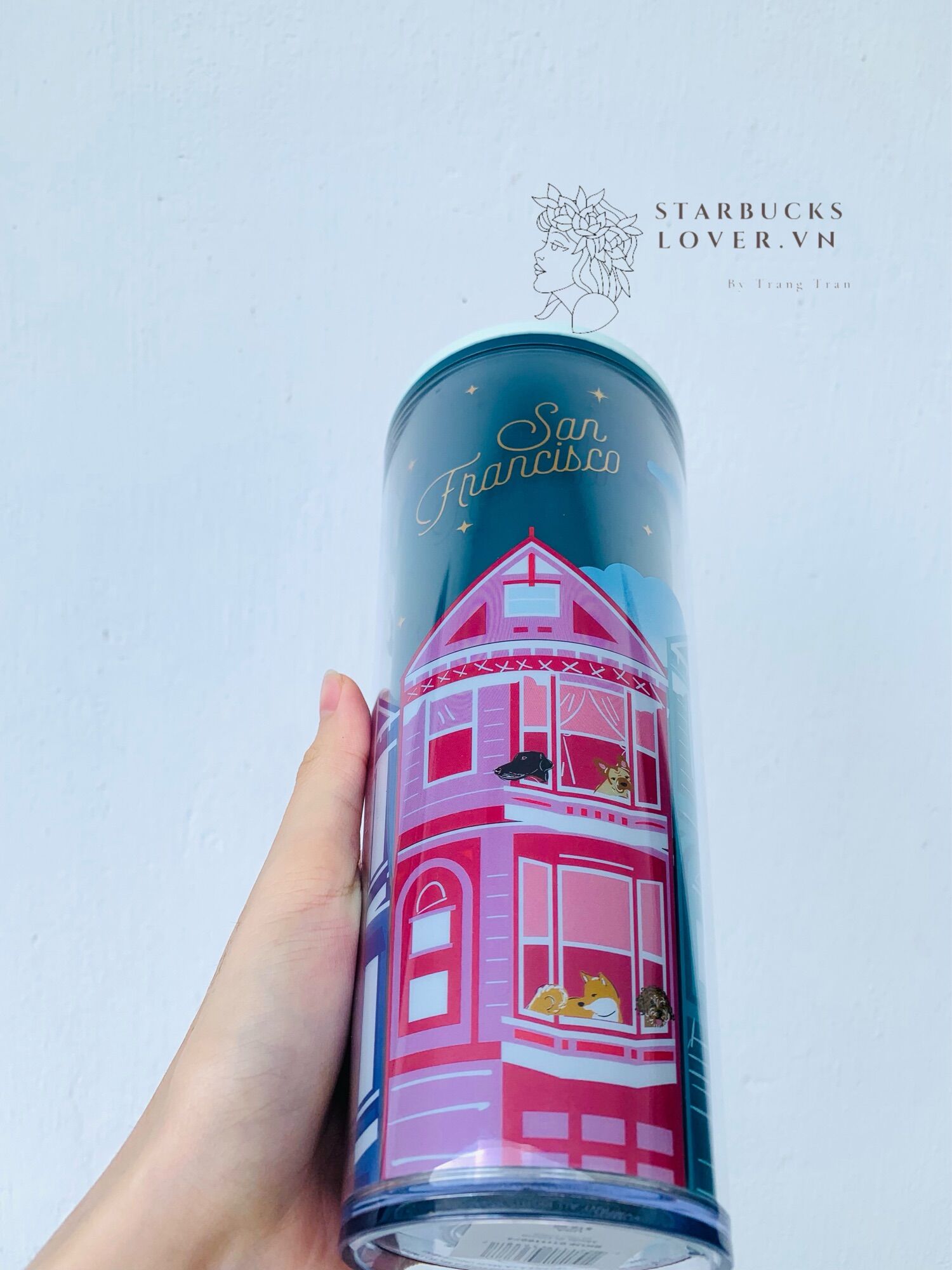 |CHÍNH HÃNG| LY STARBUCKS COLD CUP SAN FRANCISCO SIZE KHỦNG 24oz