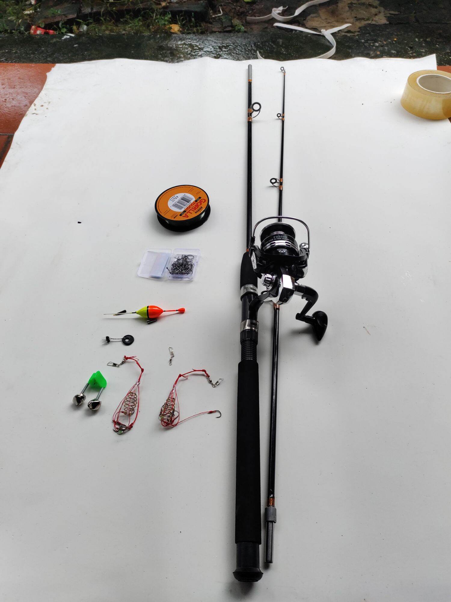 combo bộ cần 2m1 máy 5000