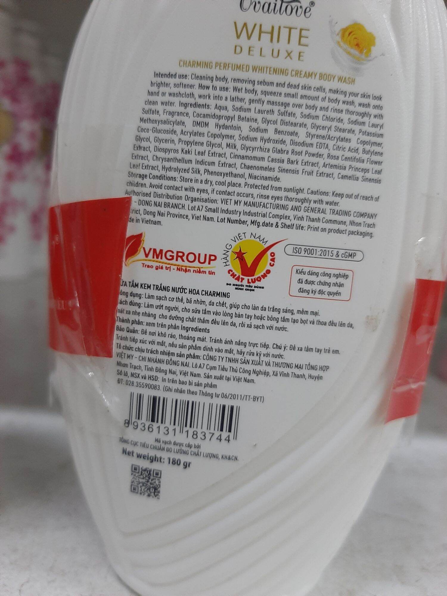 Sữa tắm white 180g (hàng tặng)