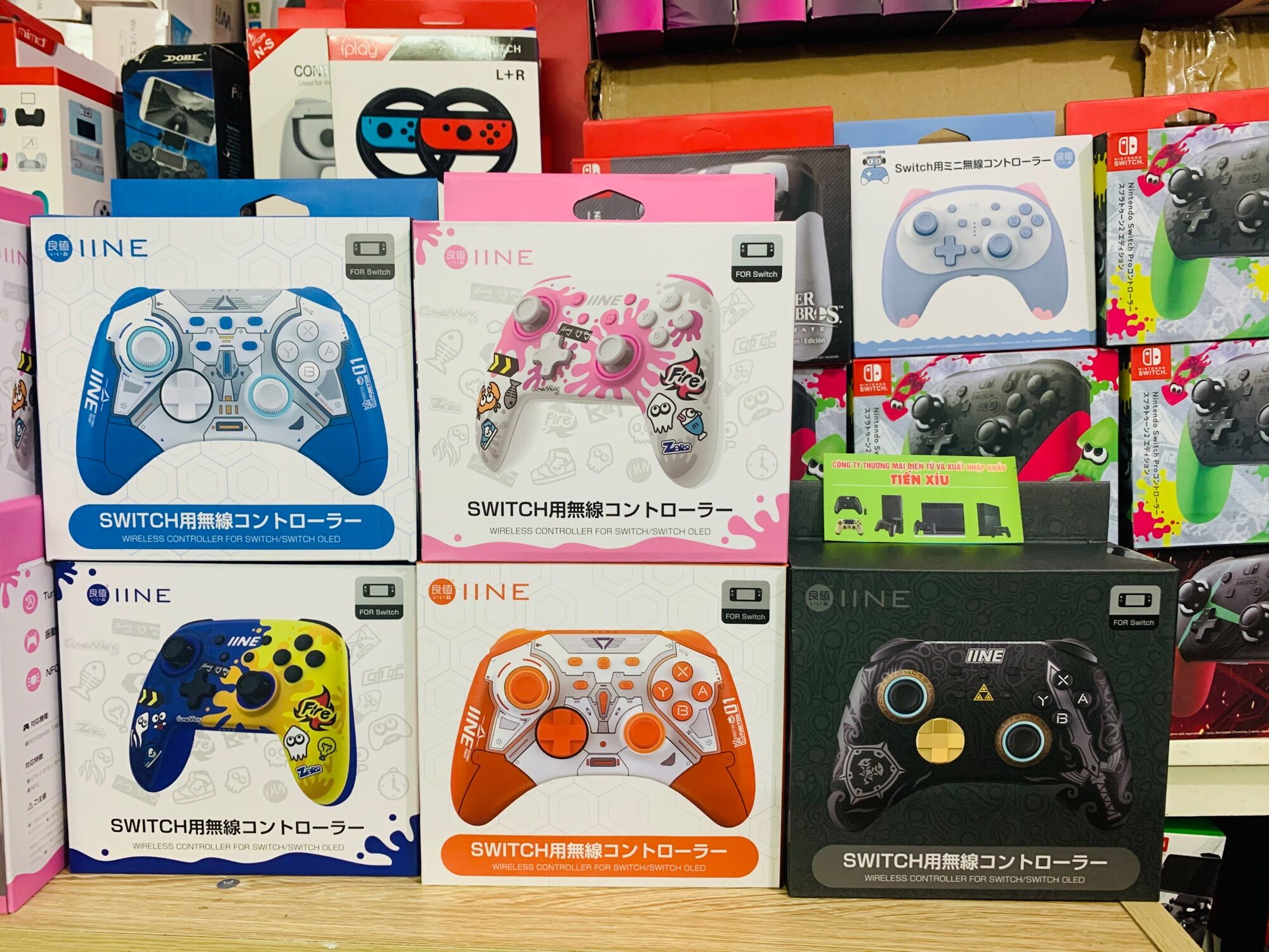 tay cầm switch pro controller cao cấp cho Nintendo Switch Lite Pro controller tay (NOT ORIGINAL) Random color giao mầu ngẫu nhiên Nintendo Switch Pro Oled Lite Controller Rep high coppy