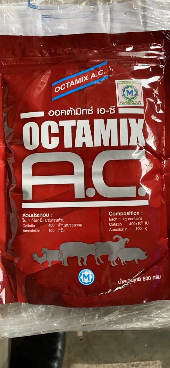 Octamix A.C Thái lan [100gr] - úm gà đá, chim cảnh, heo, bê , cừu