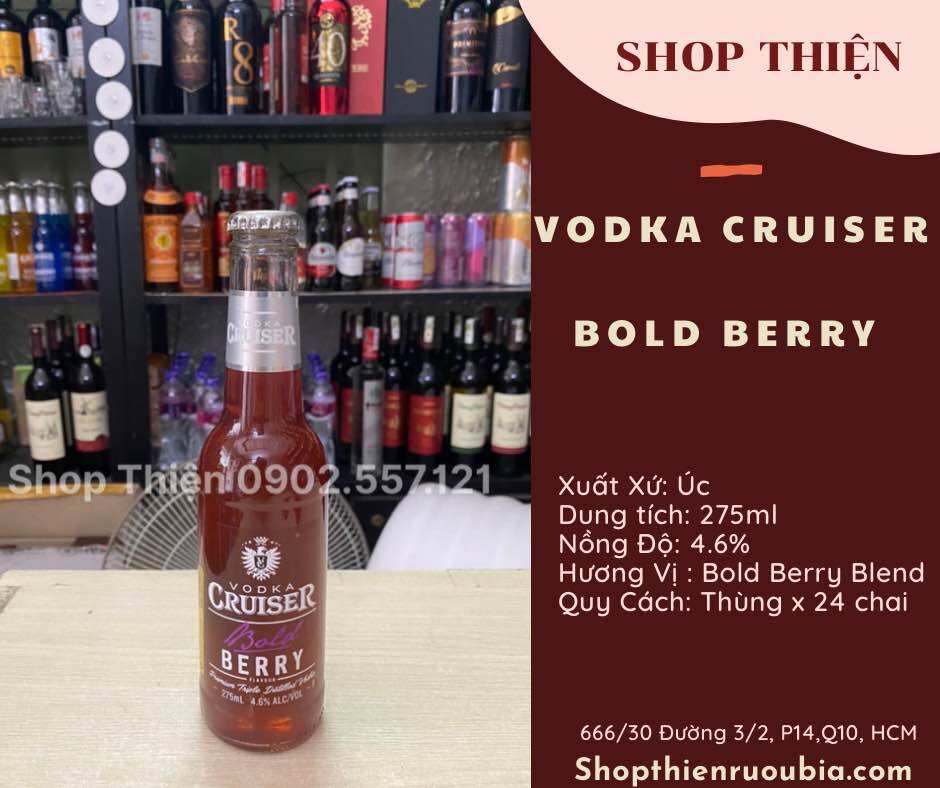 Nước trái cây Vodka Cruiser 4.5% 275ml