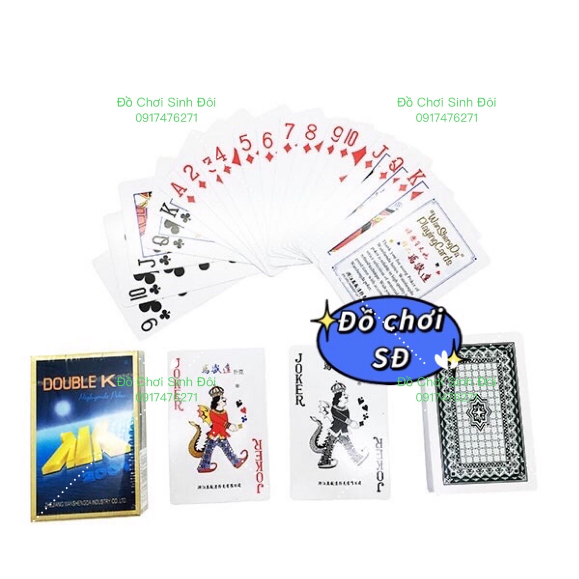 Bộ bài Tây giấy 52 lá