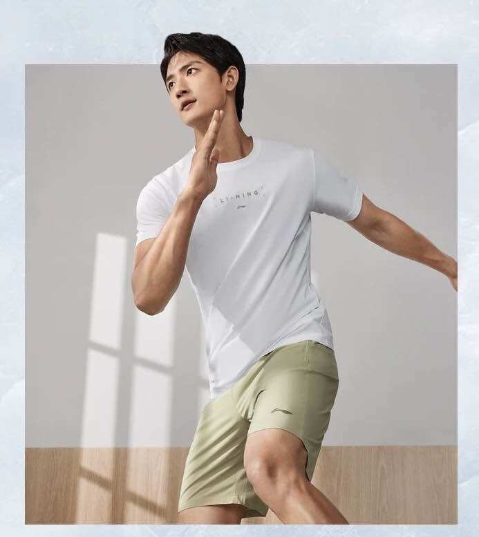Quần short gió nam Lining AKST297