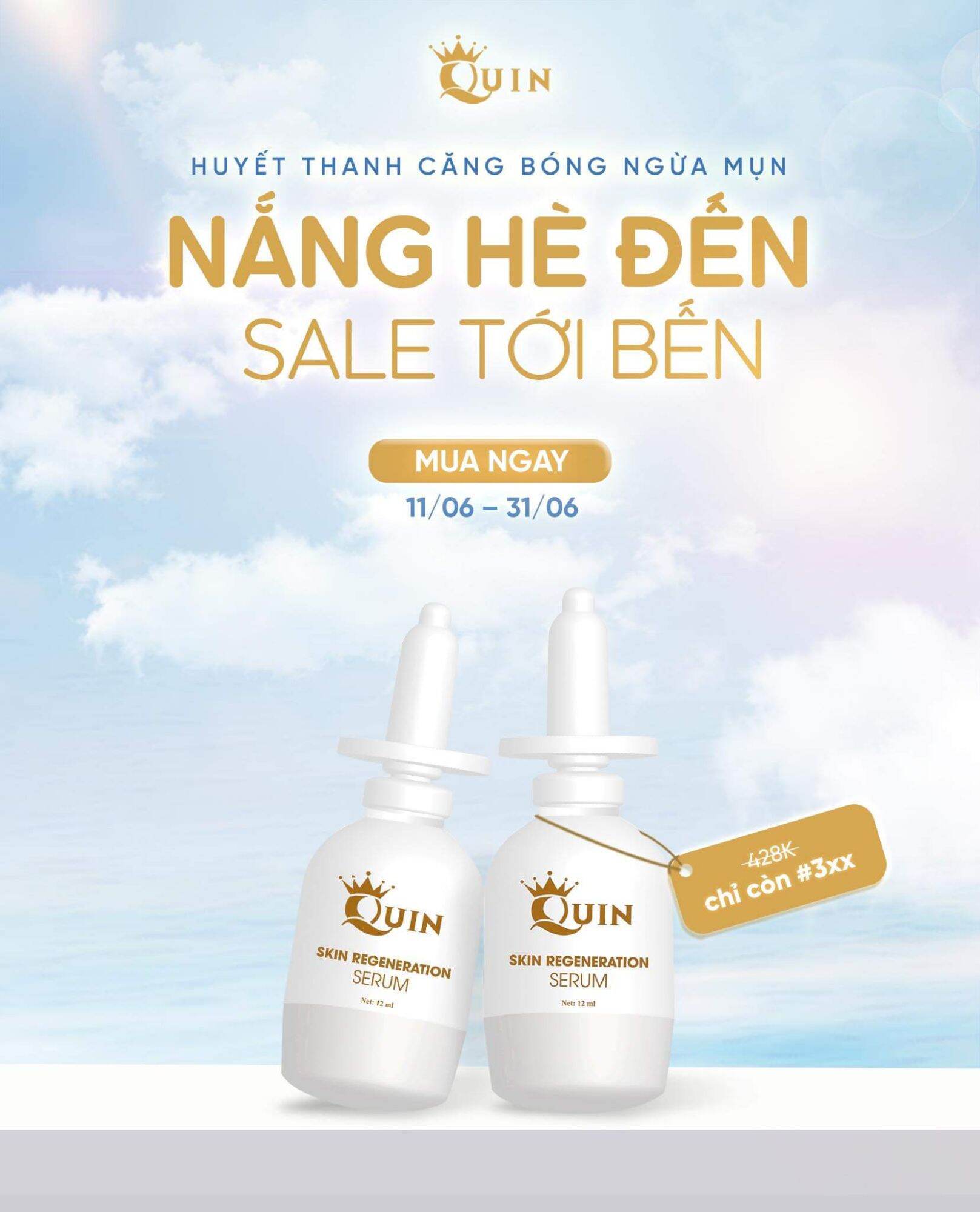 Huyết thanh căng bóng tái tạo da
