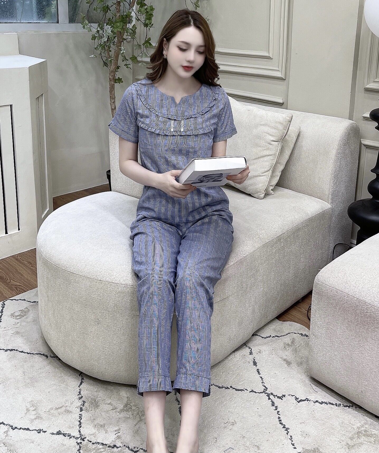 Đồ bộ mặc nhà vải kate