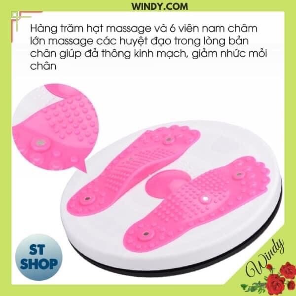 Xoay chân giảm eo giảm mỡ bụng hiệu quả