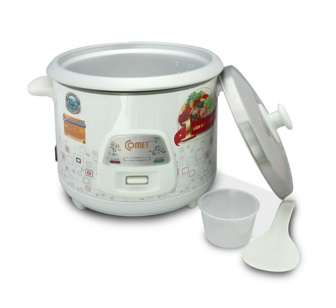 Nồi cơm điện nắp rời 1.2lit COMET CM8009
