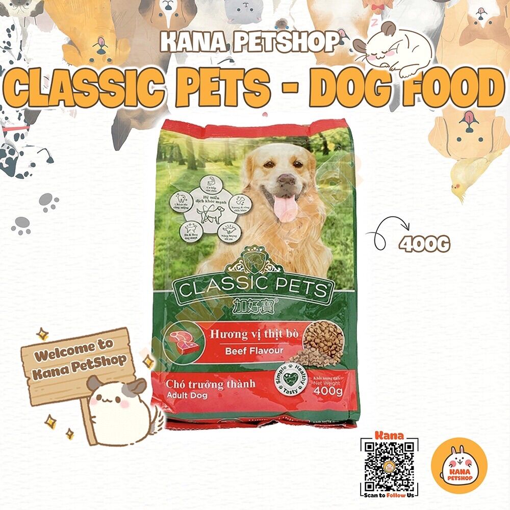 Thức ăn cho chó classic pet 🐹freeship🐹 classic pet 400g thức ăn chính hãng smartheart dành cho chó ...