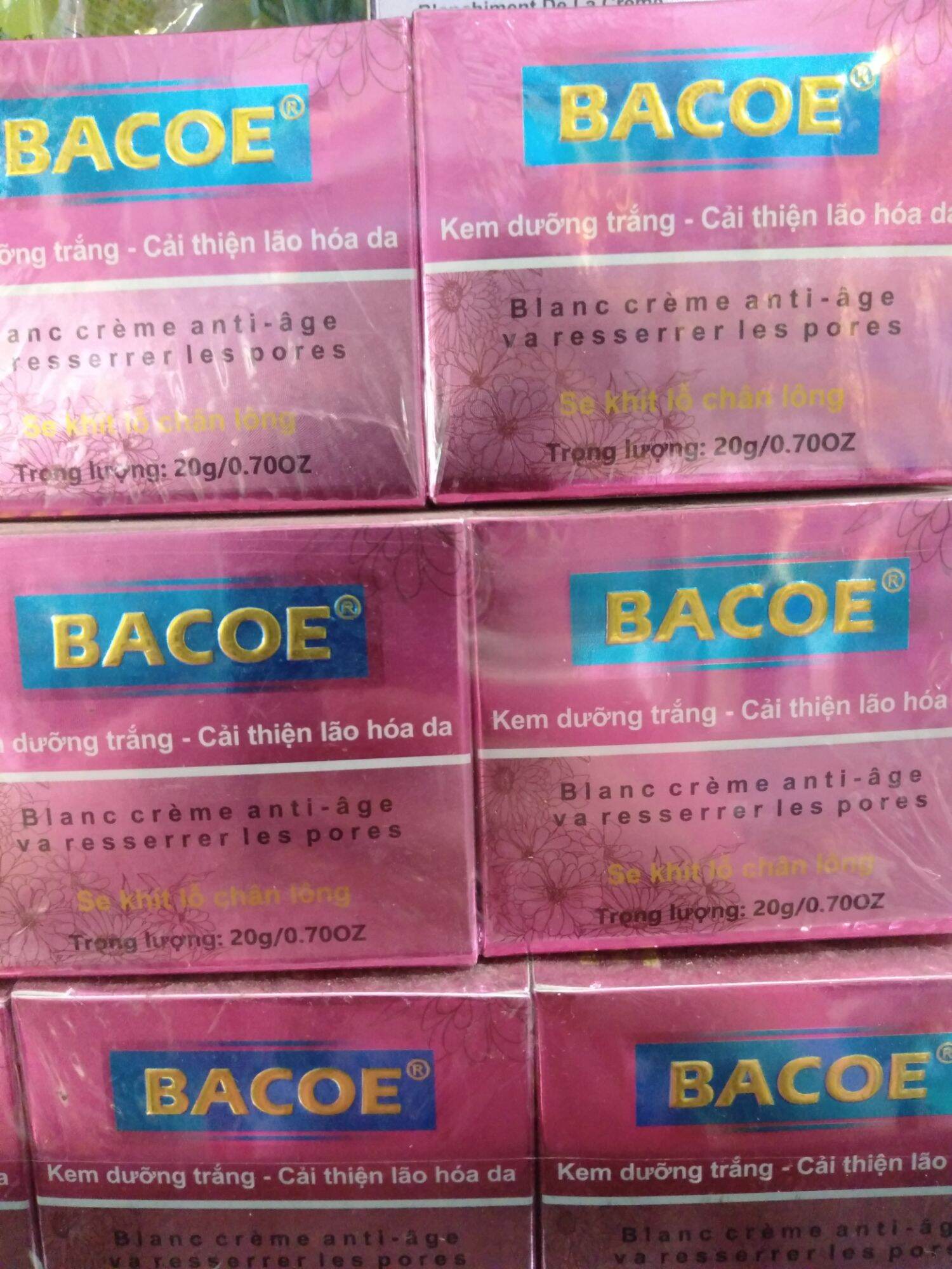 Kem dưỡng trắng da, cải thiện lão hoá Bacoe
