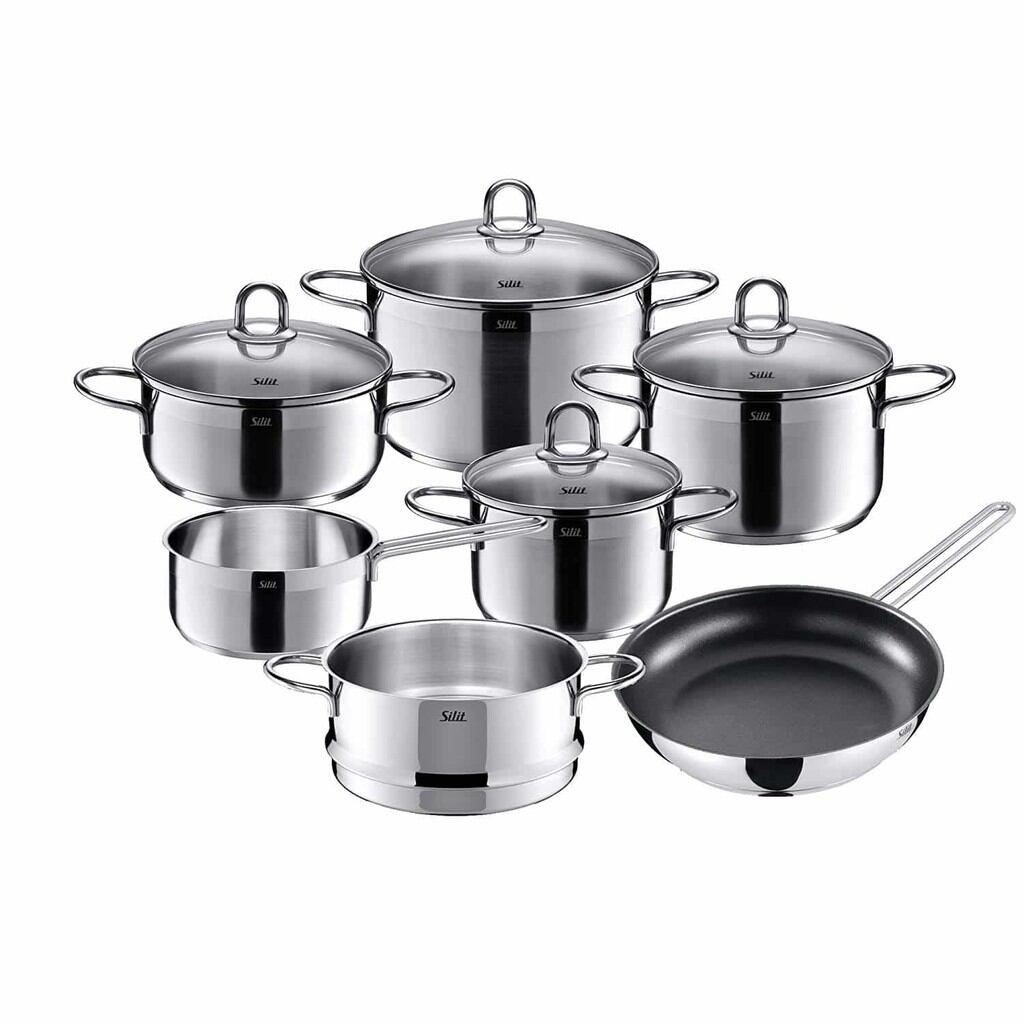7-piece Silicon Diamant pot set