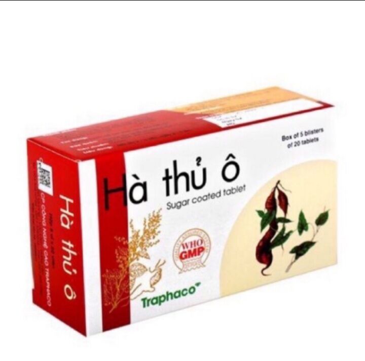 Viên uống đen tóc Hà Thủ Ô - Traphaco