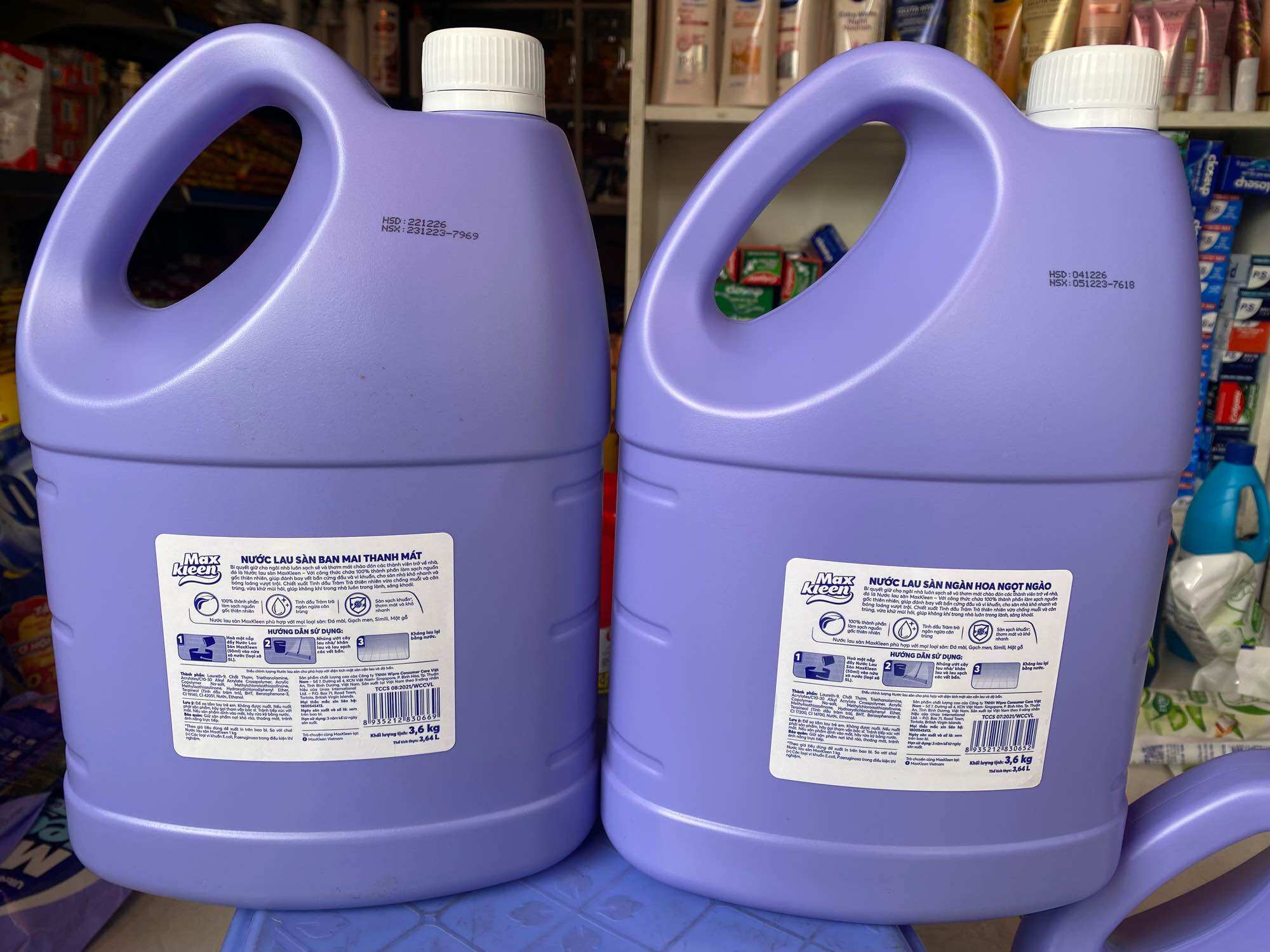 Can nước lau sàn Maxkleen (3,6kg)