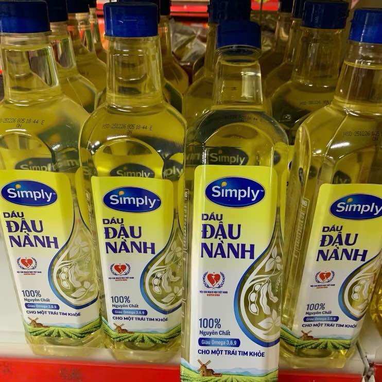 Dầu Ăn Đậu Nành Simply 1L