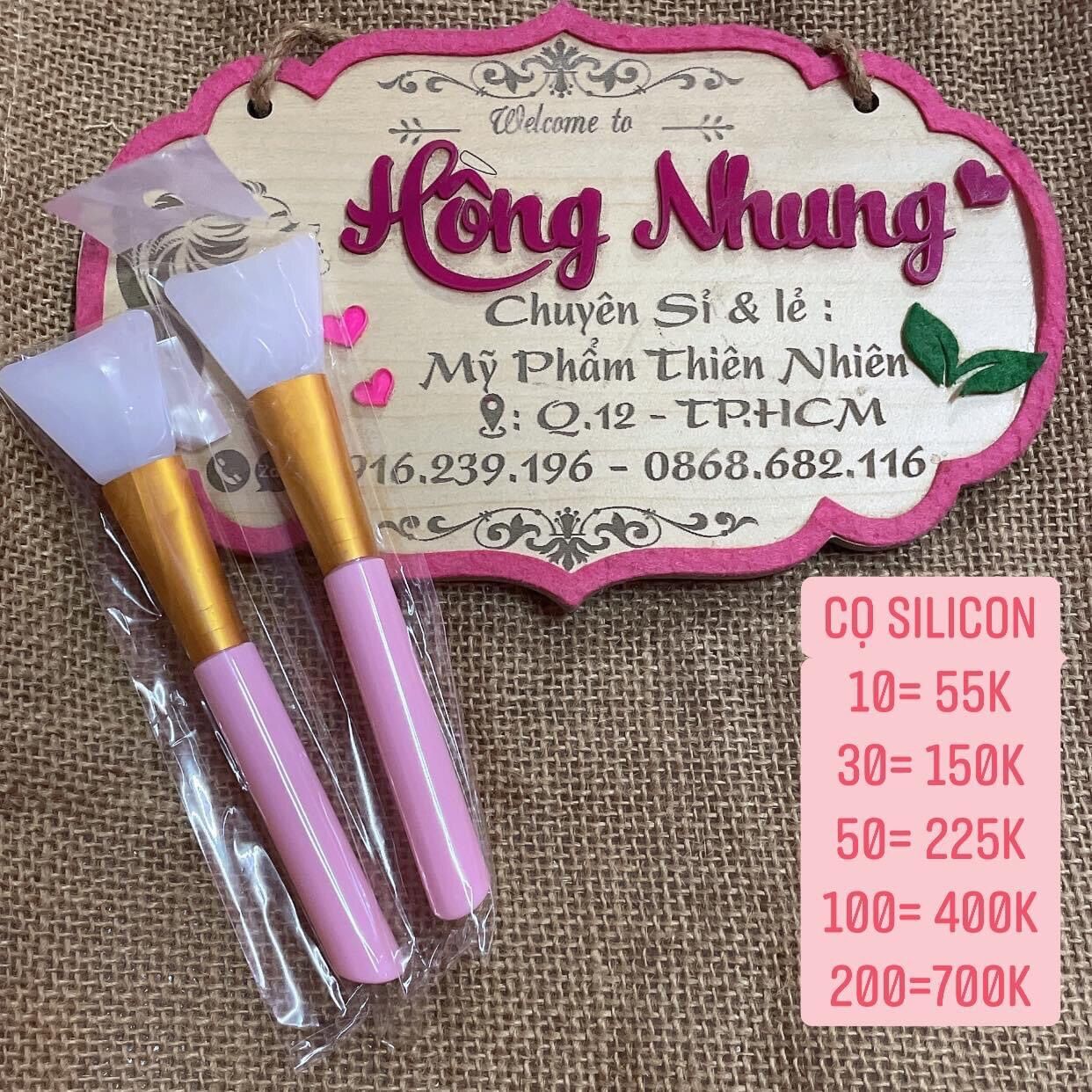 Cọ silicon đắp mặt nạ spa