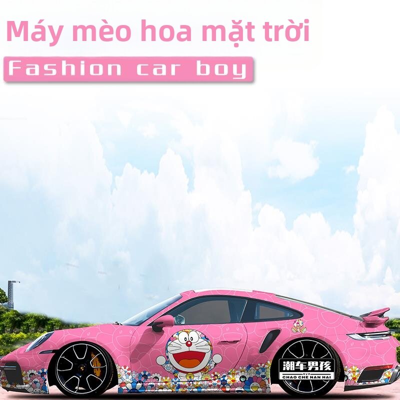 CANJING | Doraemon Sunflower Design Car Wrap Giá 25,068,000 Đồng*Miễn phí vận chuyển