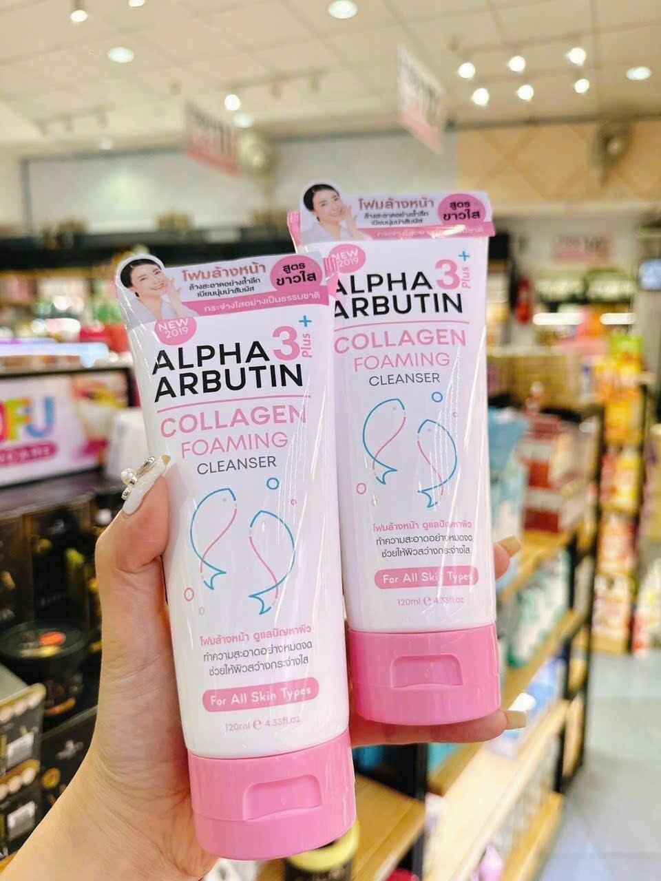 Sữa Rửa Mặt Trắng Da ALPHA ARBUTIN 120ml