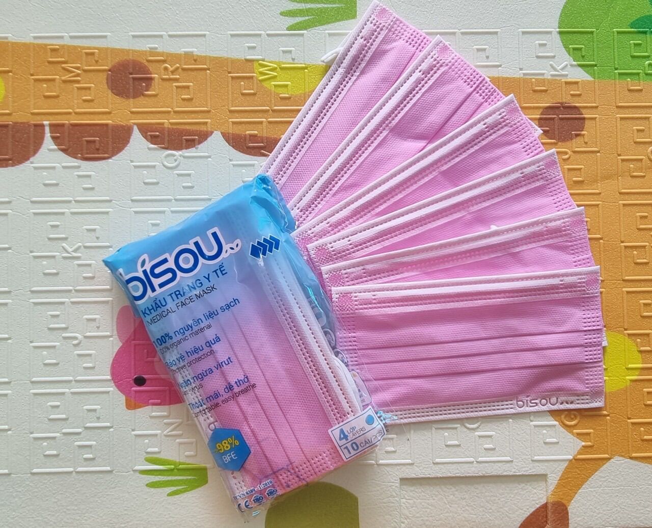 Khẩu trang y tế Bisou hộp 50 cái