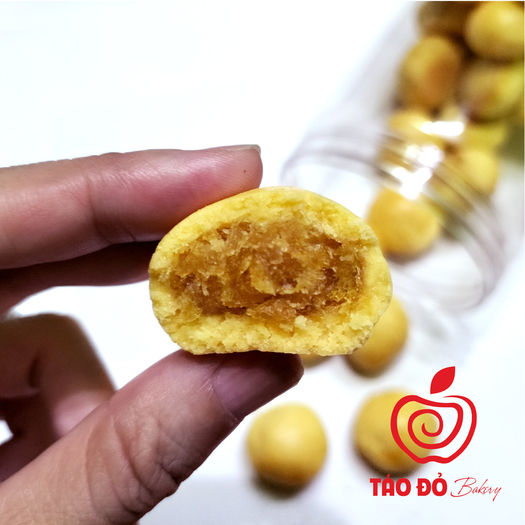 BÁNH QUY nhân dứa mini 100g - Vỏ xốp bùi thơm bơ