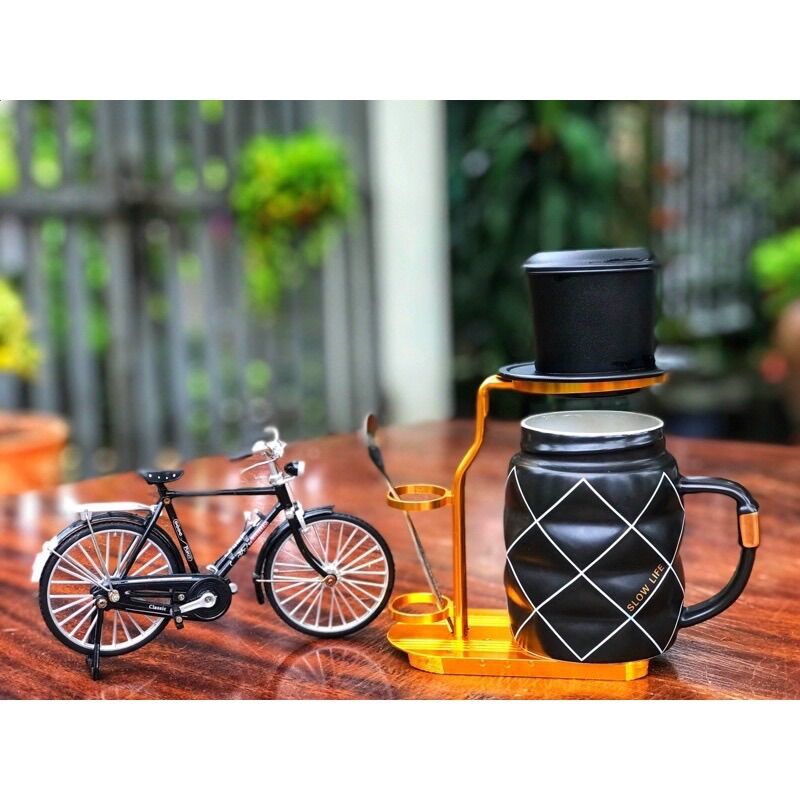 Phin Cà Phê Anode Màu Đen Cao Cấp,Chất Lượng- Size 7 pha 25g Bột Cà Phê