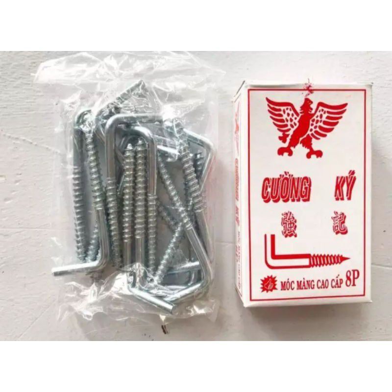 Móc Màn Chữ L Nhiều Size (1 Hộp)