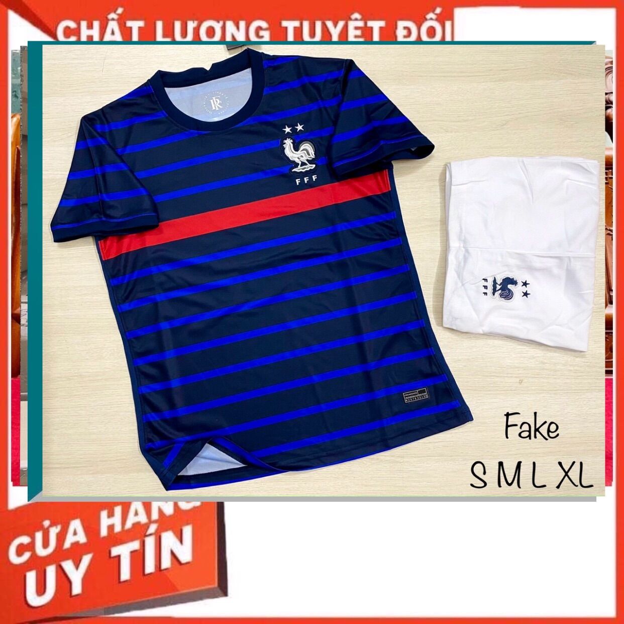Bộ quần áo bóng đá tuyển pháp hàng sf thái mẫu mới nhất