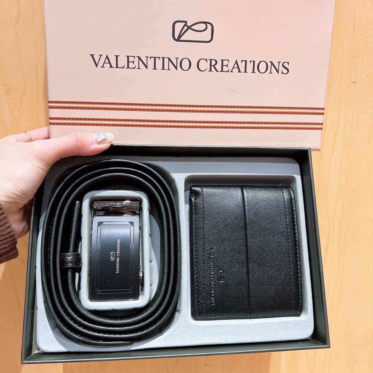 Sét Ví nịt Valentino Creations Authentic sale