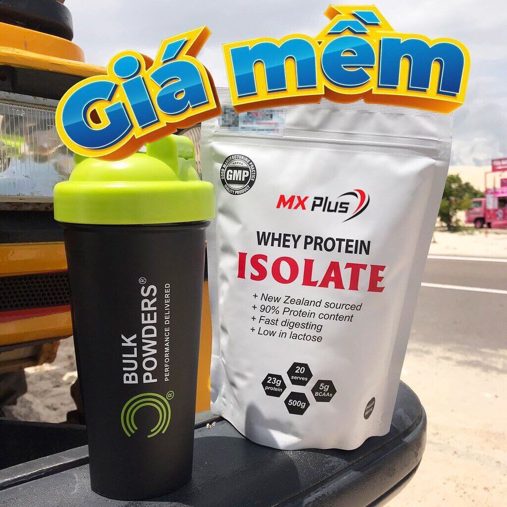 Combo 2 Túi Sữa Tăng Cơ Whey Protein (Tặng 1 Bình Lắc)