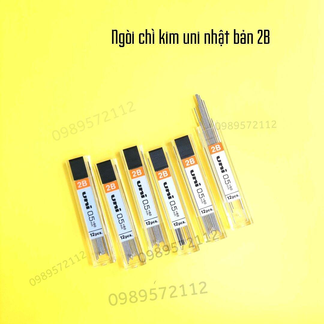 Ruột chì kim uni 2B-0.5- ngòi chì kim uni nhật bản.