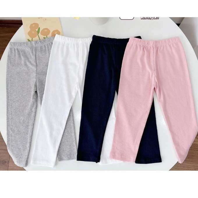 Quần legging dài cotton bé gái