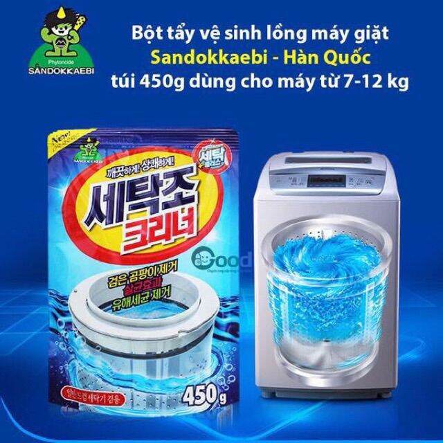 [HCM]Bột tẩy lồng máy giặt Hàn Quốc
