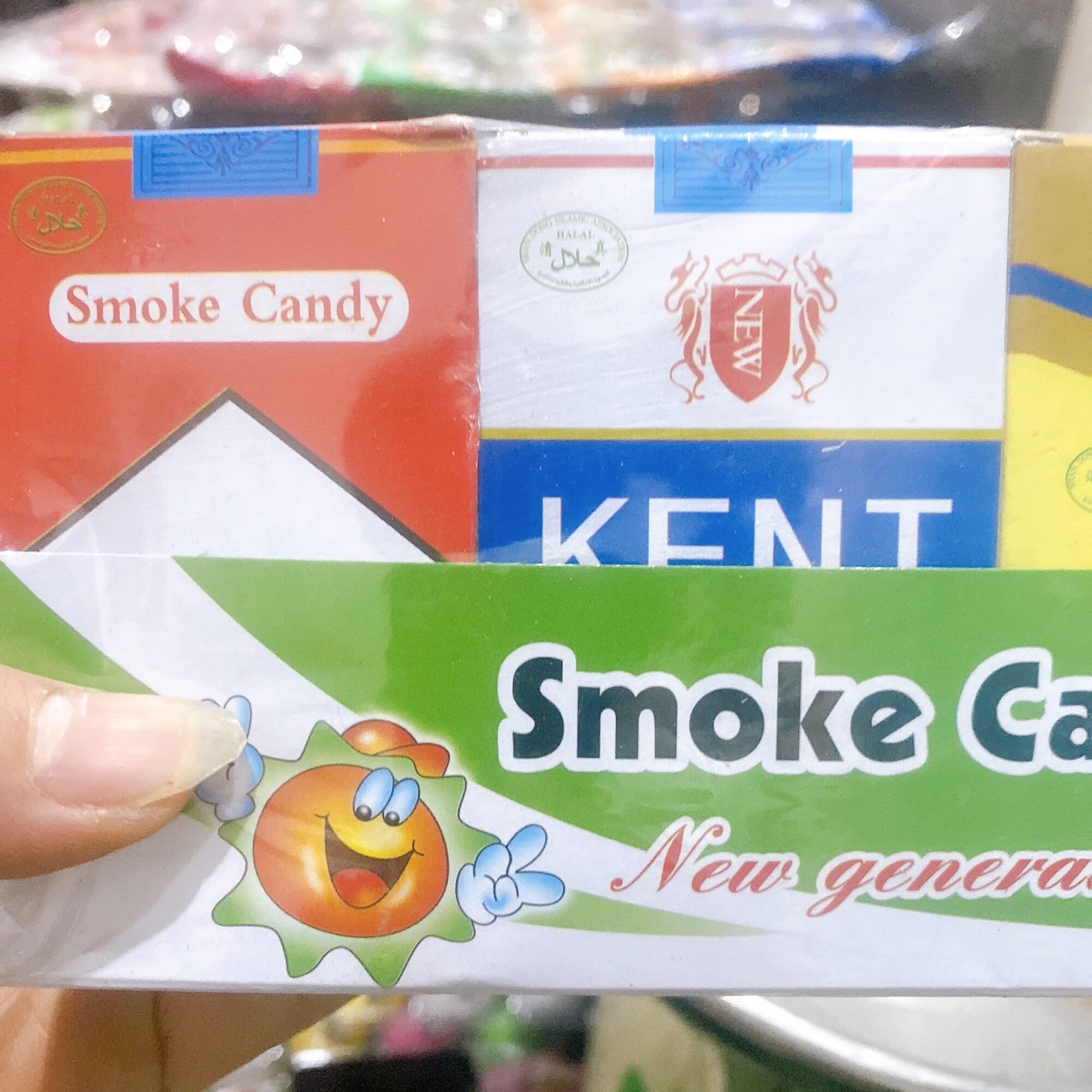 Vỉ 20 hộp kẹo xê trái cây