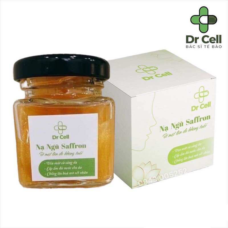 Nạ ngủ saffron chống lão hoá, mờ nhăn, làm dịu mát và sáng da dr cell