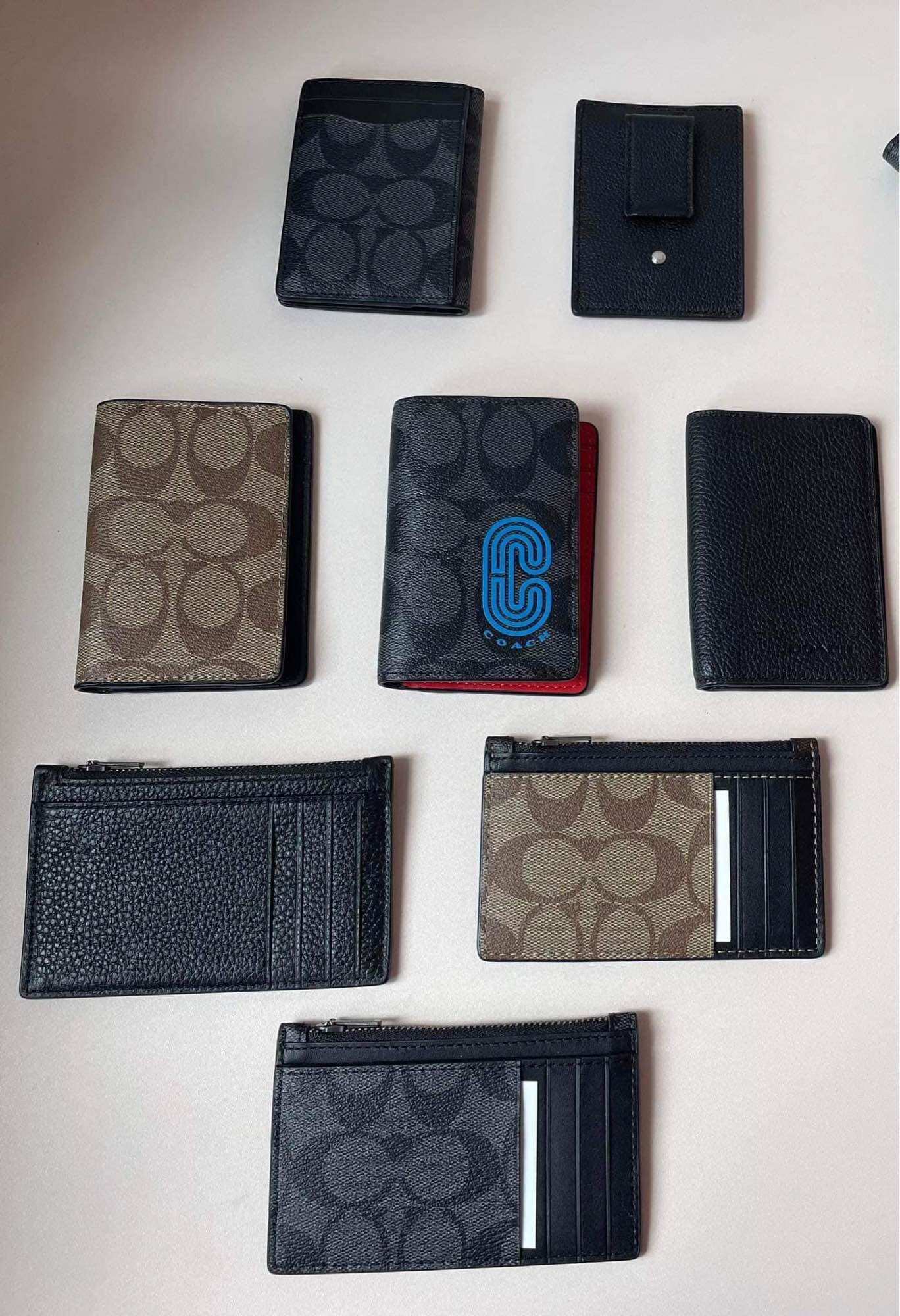 Authentic Sẵn hàng Ví đựng thẻ Mini COACH CARD HOLDER