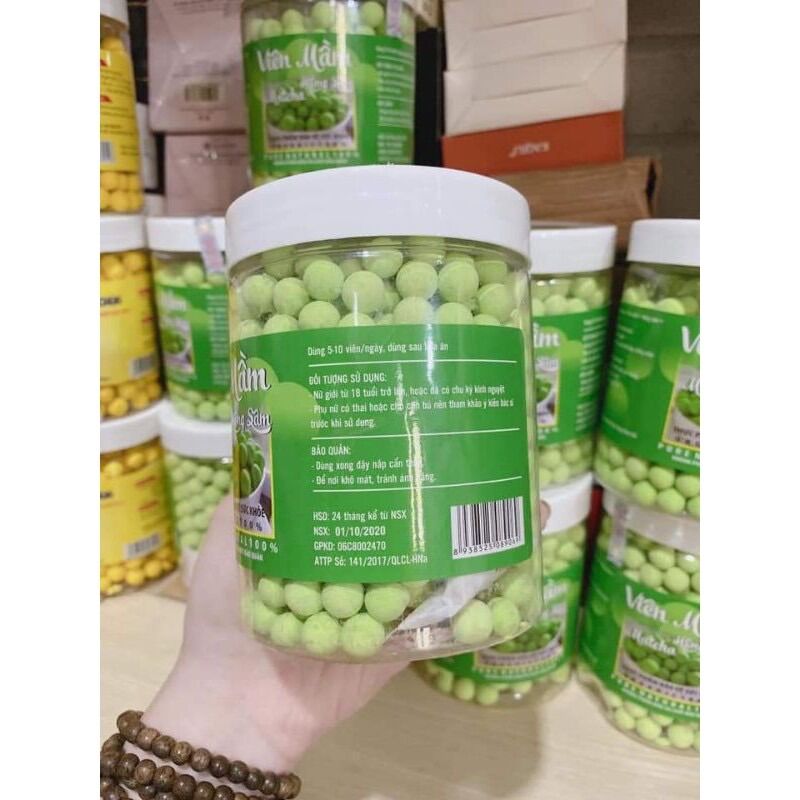 Viên mầm Hồng sâm matcha